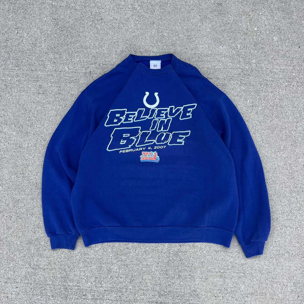 Vintage Indianapolis Colts Super Bowl XLI Crewneck Sweatshirt 