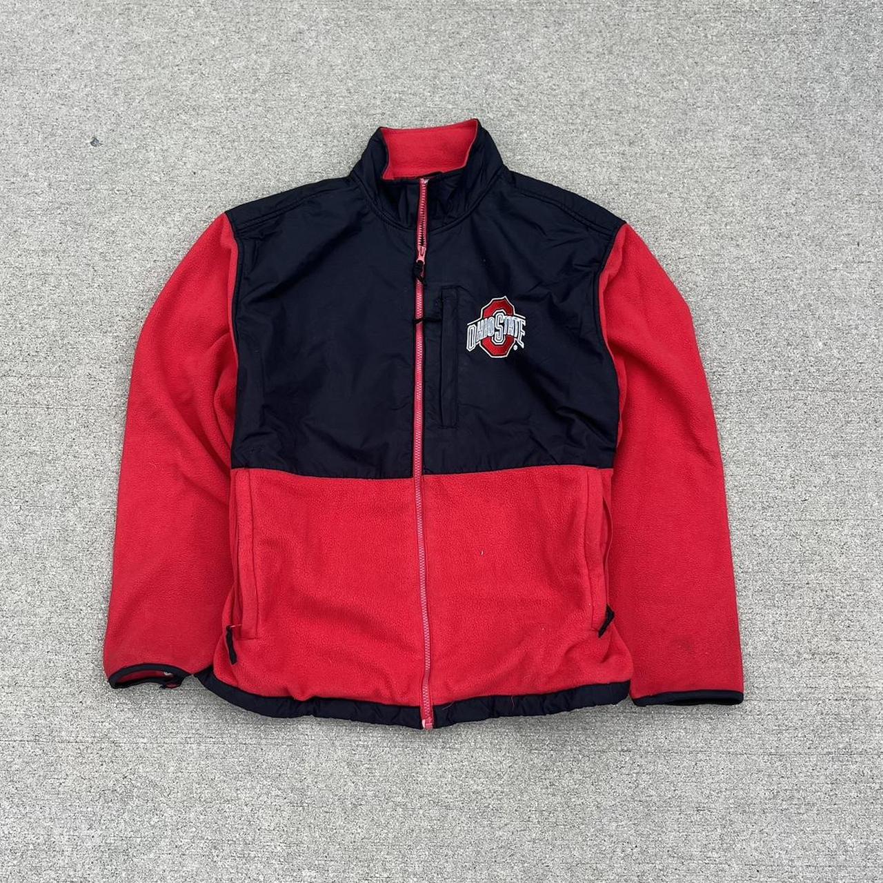 Vintage Logo Athletic Ohio State Buckeyes Zip-up... - Depop