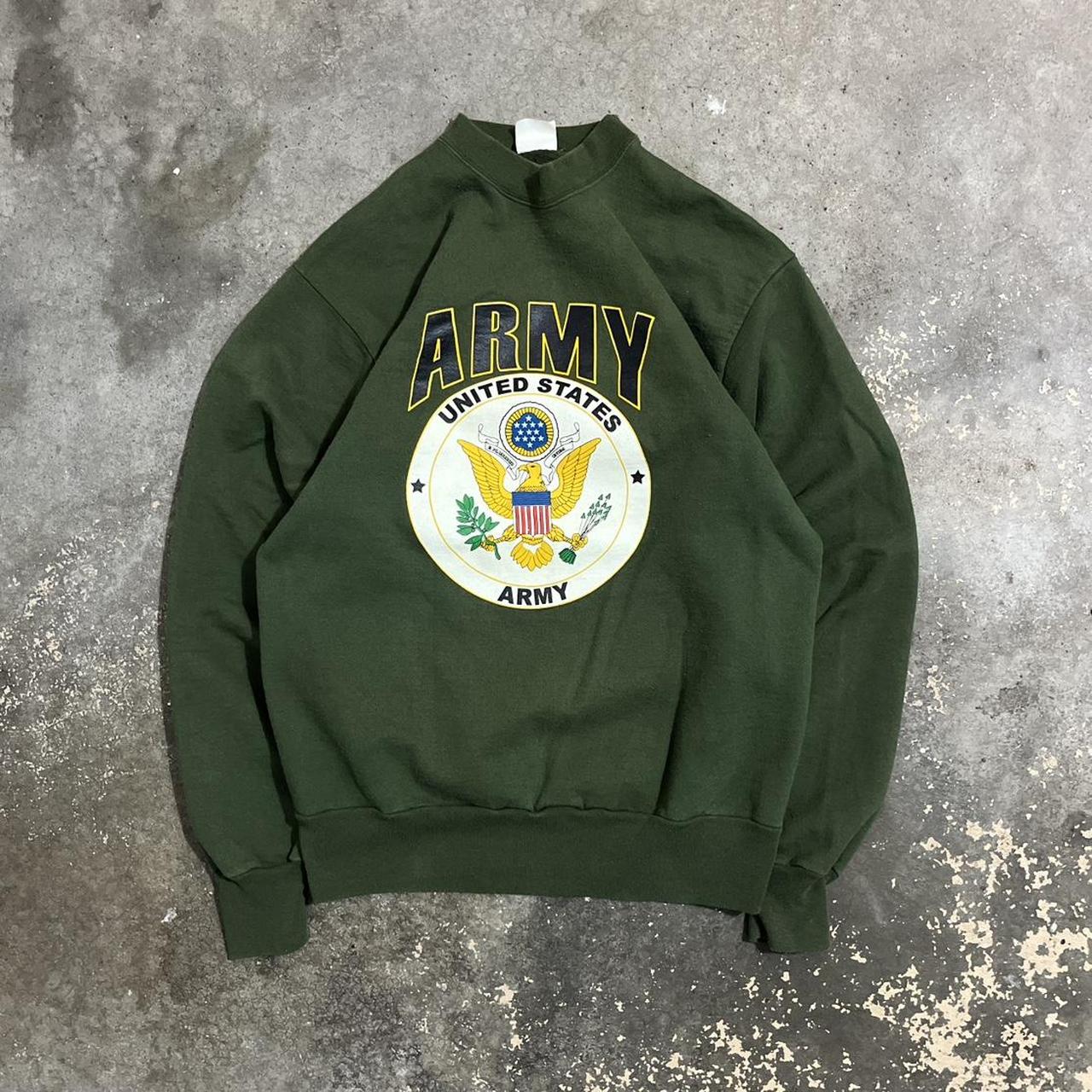 Vintage discount army sweatshirt