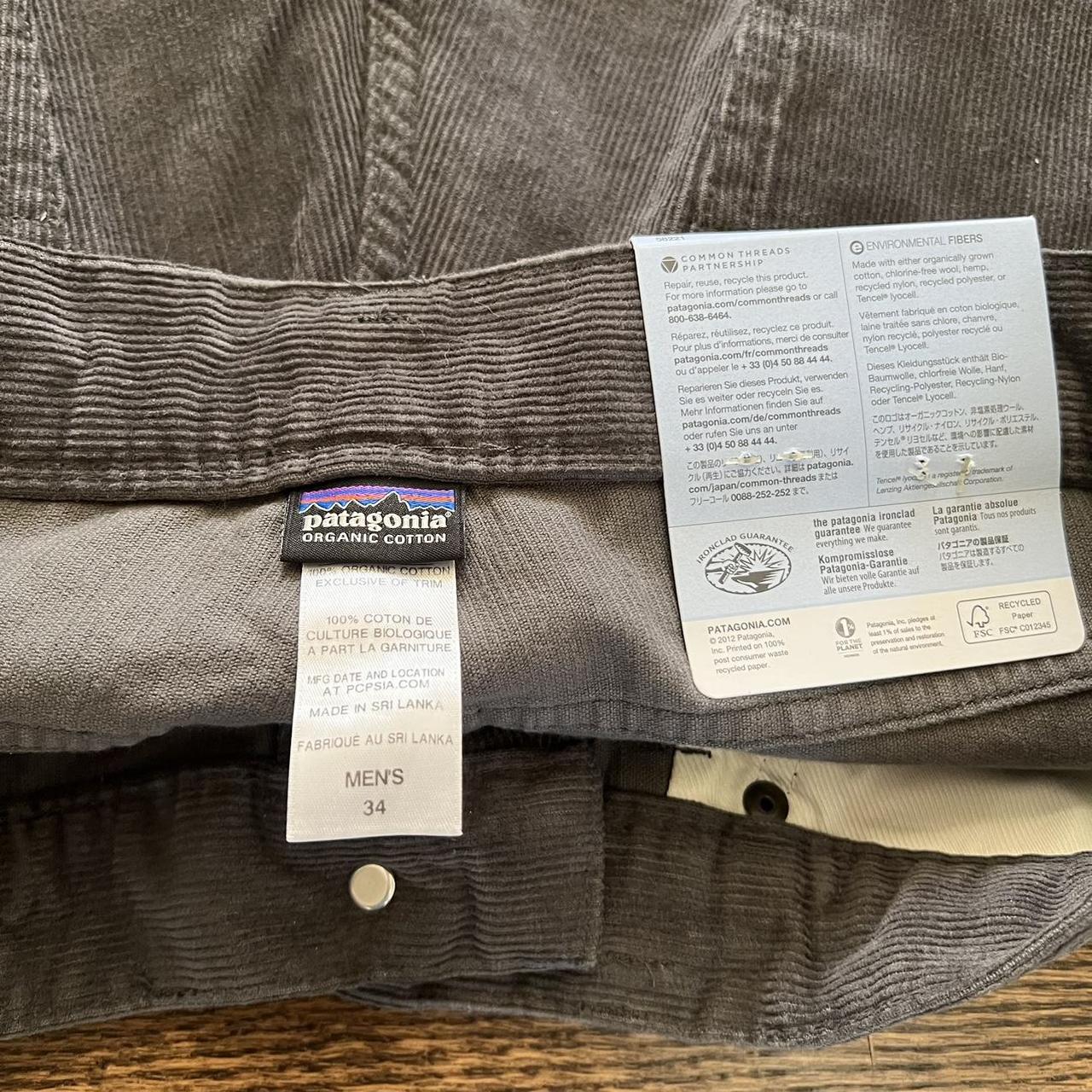 Patagonia Men's Grey and Black Jeans Depop