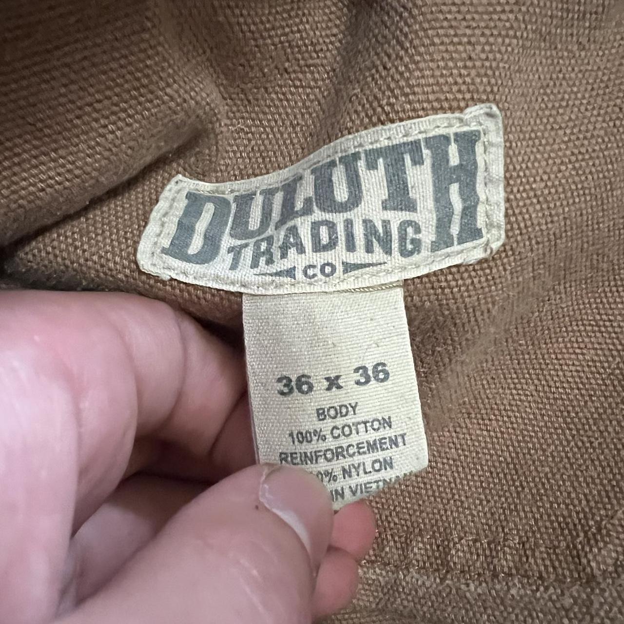 Duluth Trading Company Men's Brown and Tan Jeans | Depop