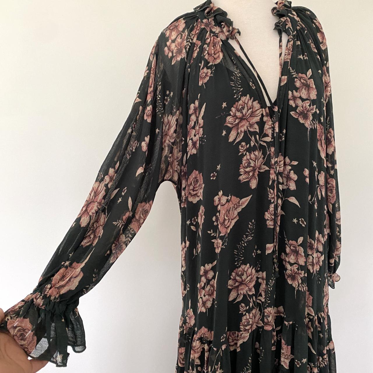 FREE PEOPLE Feeling Groovy Maxi Dress store - Forest Combo