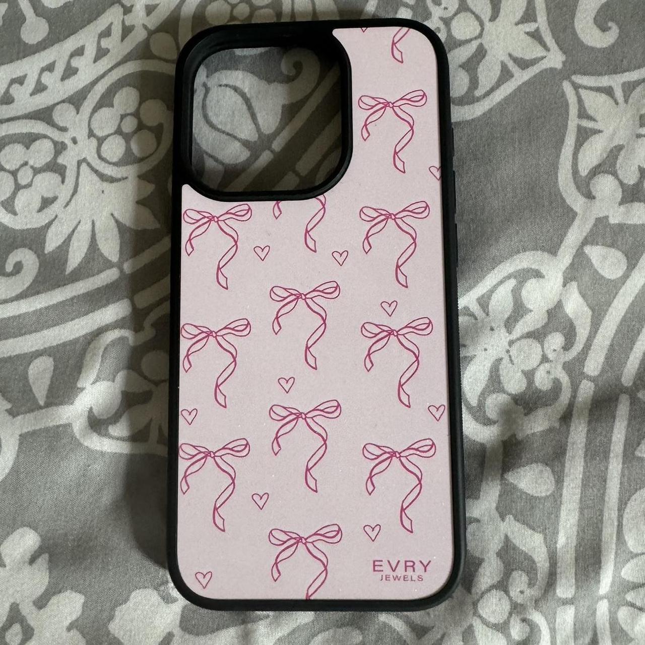 iphone 15 pro bow phone case !! soo cute and... Depop