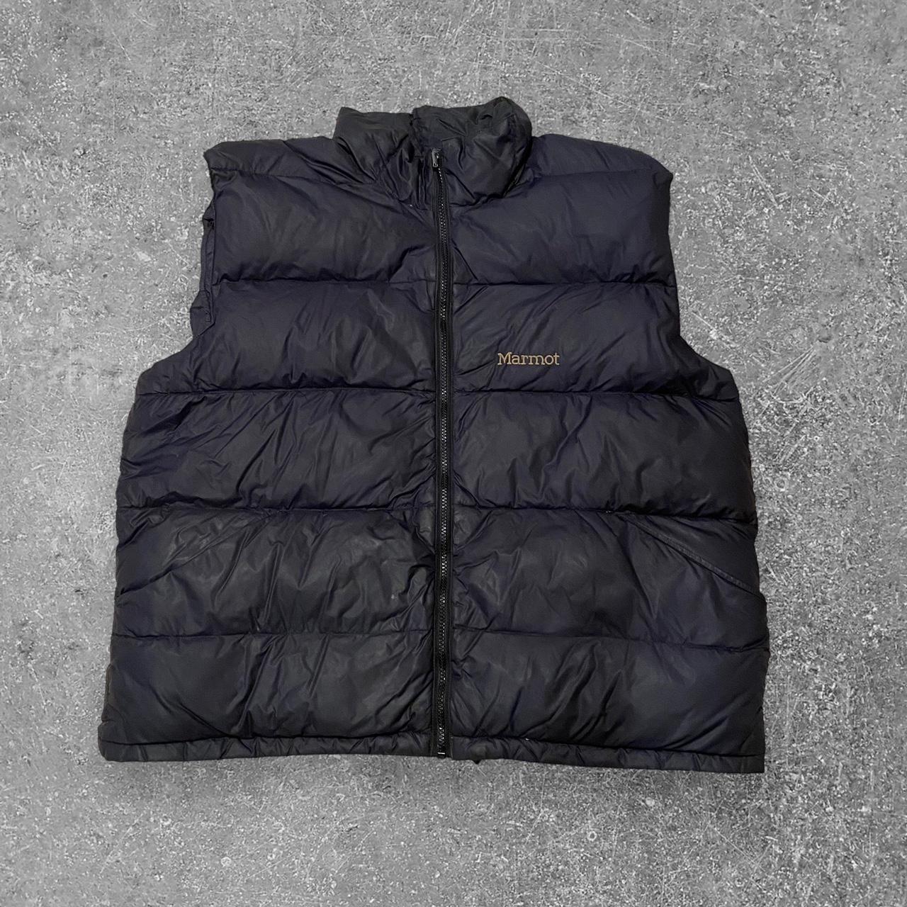 Marmot Black Puffer Vest Similar To North Face... - Depop