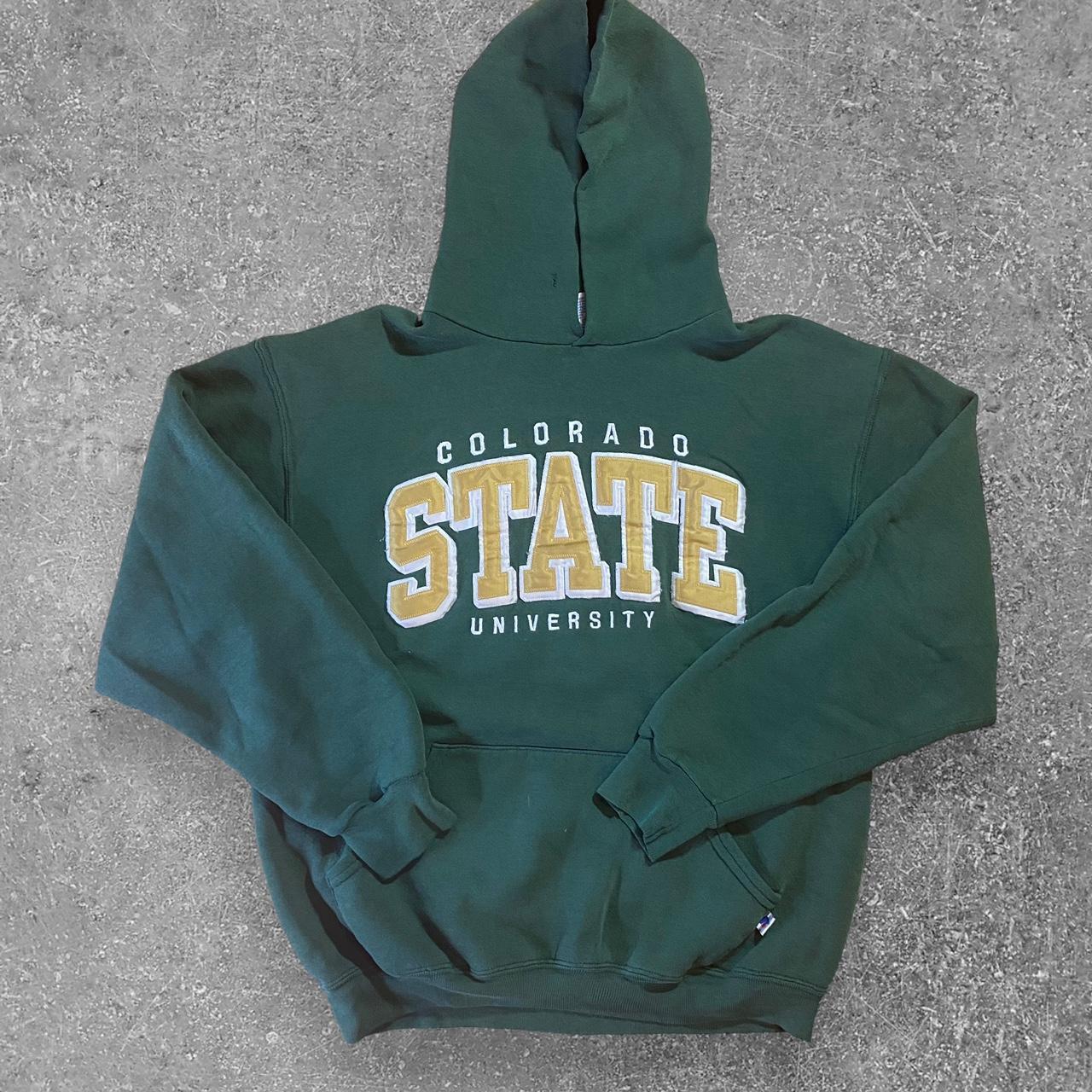 Green Colorado State University Vintage Russel... - Depop