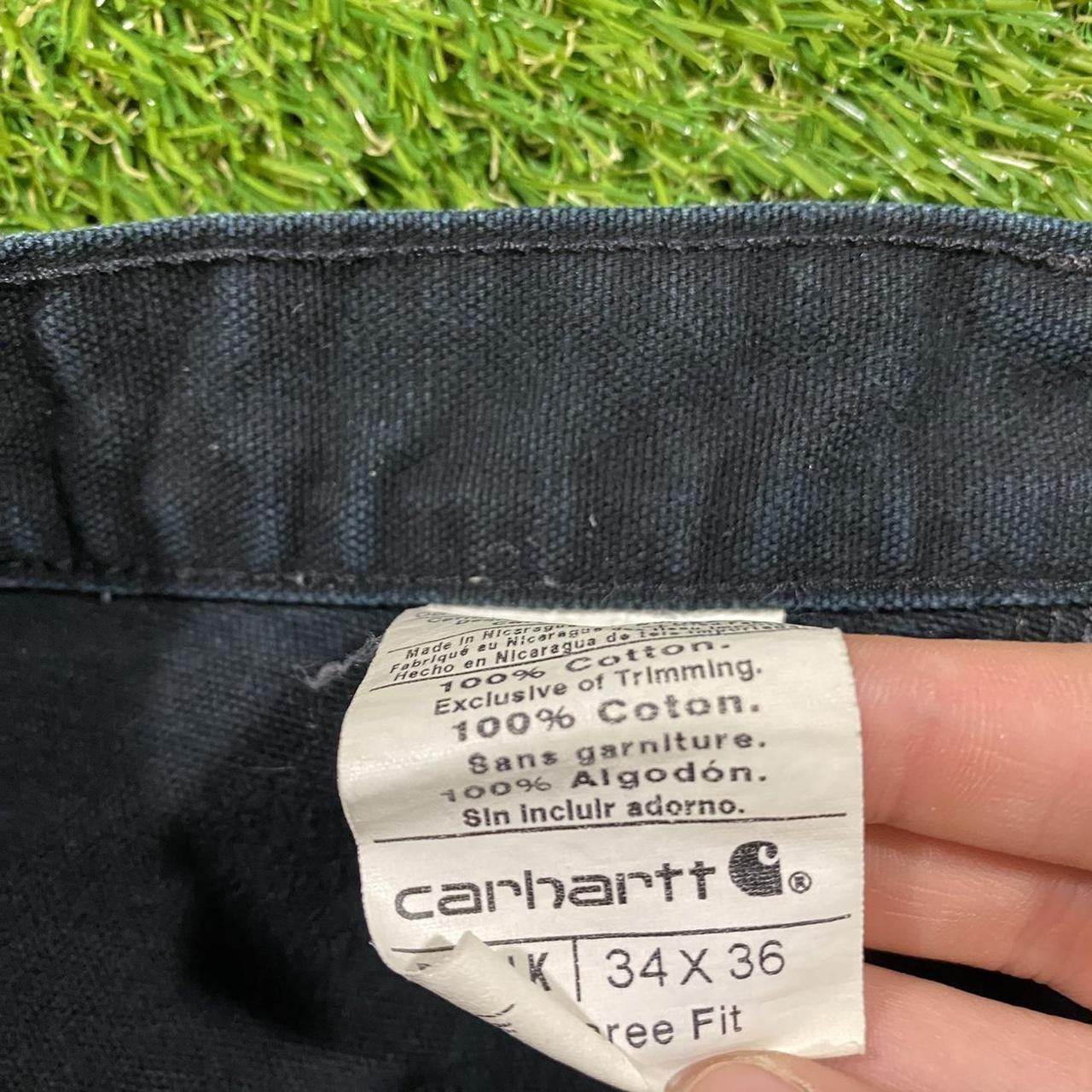 Black Carhartt Pants Has some fading, size... - Depop