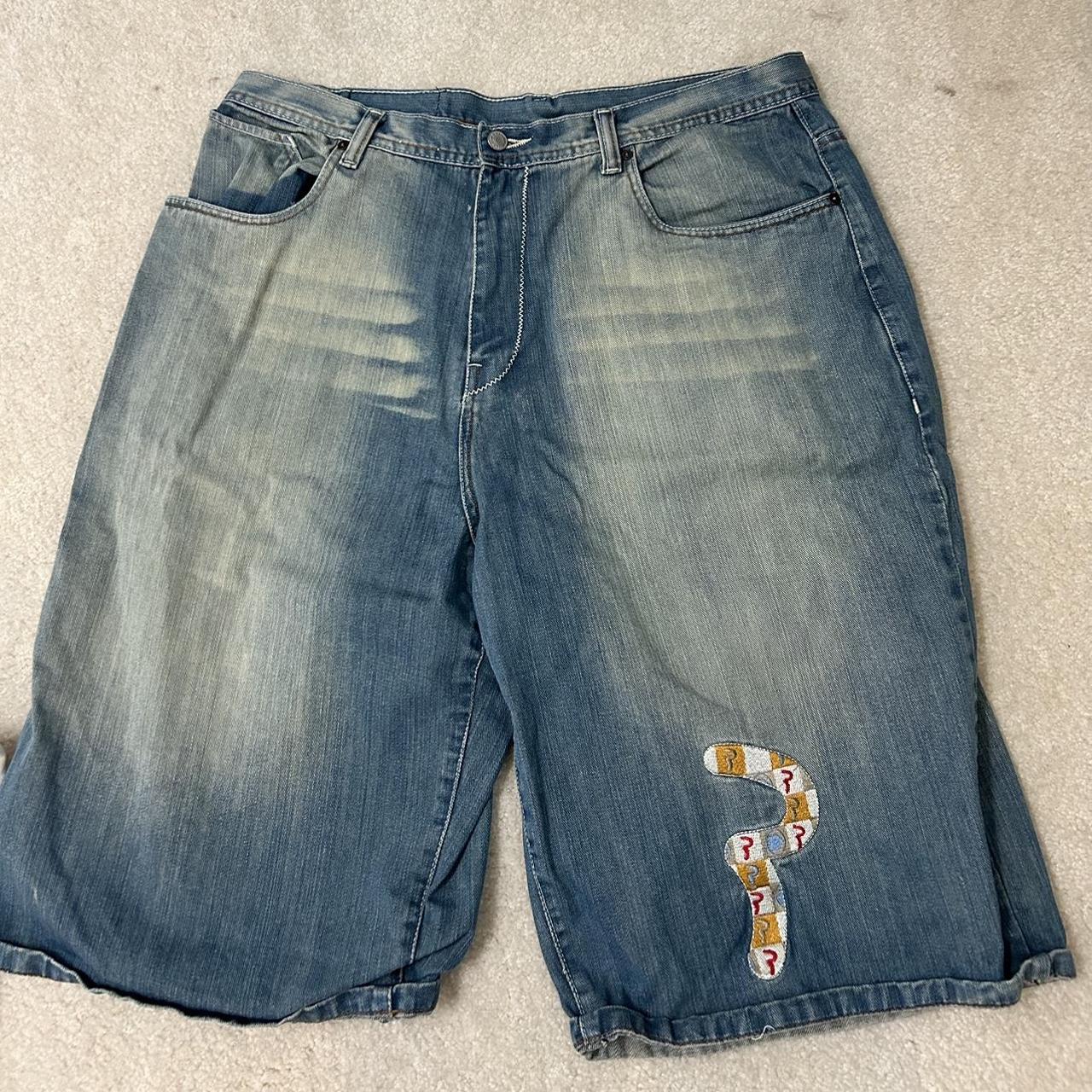 Vintage Evisu Jorts. Sick faded design. Accepting... - Depop