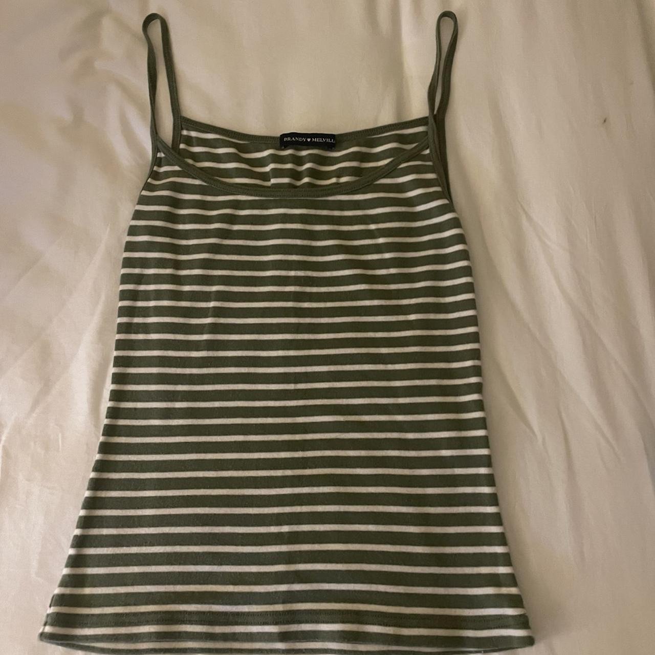 Brandy Melville green and white / light blue and... Depop