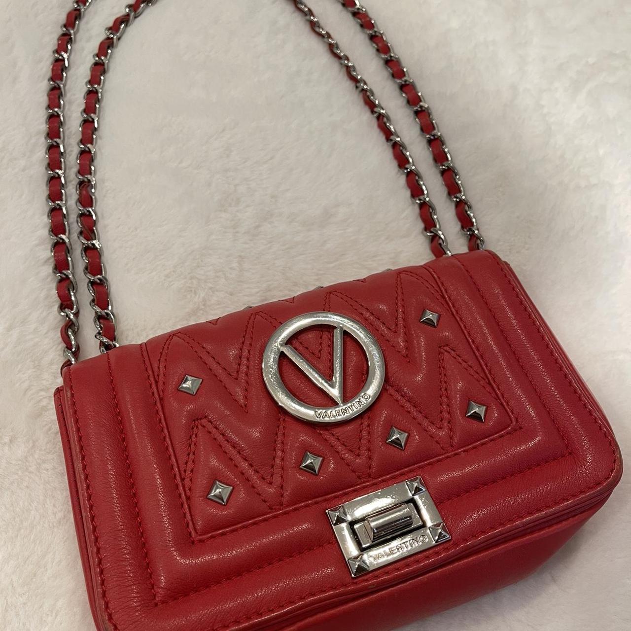 Valentino by mario valentino studded leather shoulder bag sale