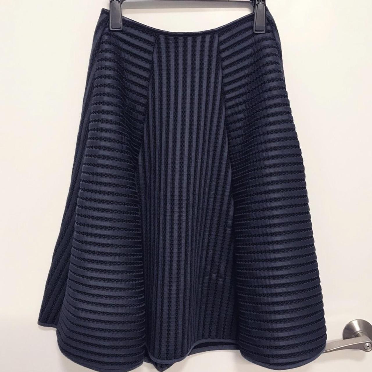 Navy blue neoprene skirt hotsell