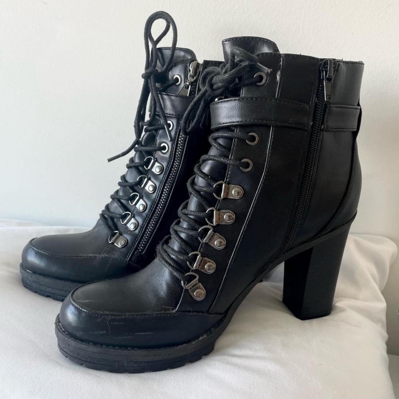 G by guess lace up boots deals