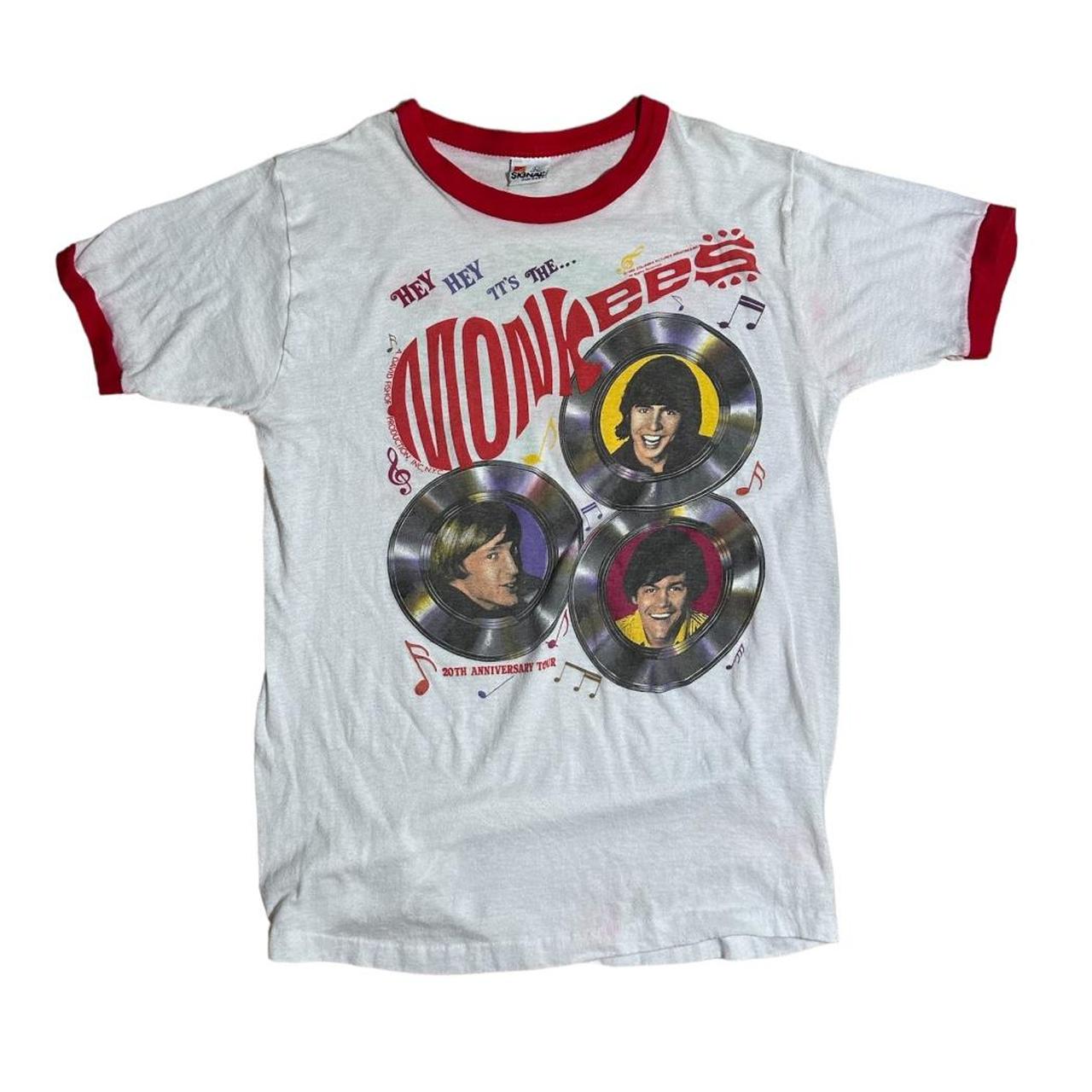 The Monkees 1986 コンサートツアーTシャツ MONKEES 1986 World Tour Vintage T Shirt XS 20th Anniversary