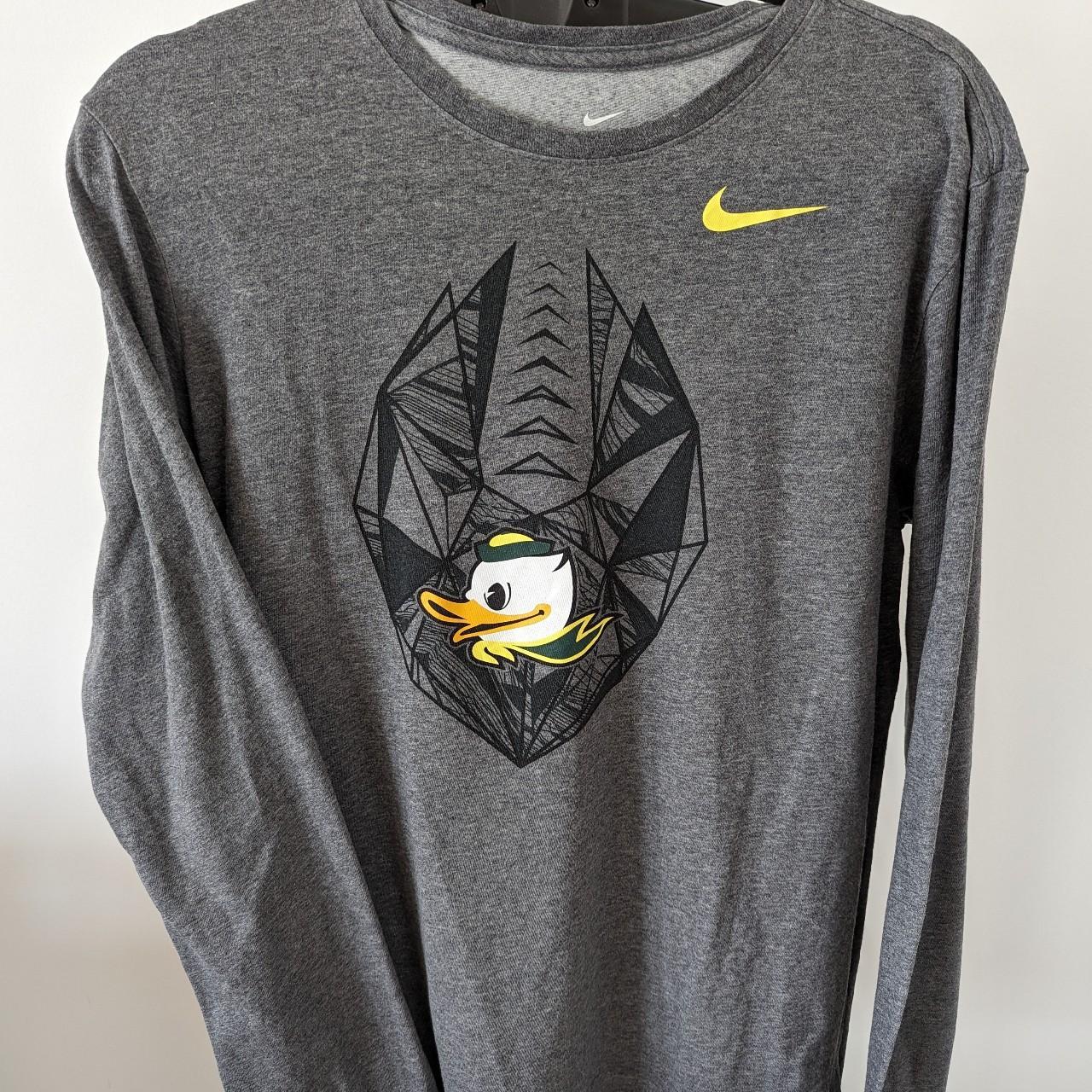 Men's Nike Oregon Ducks Dri Fit USA Football Grey... - Depop