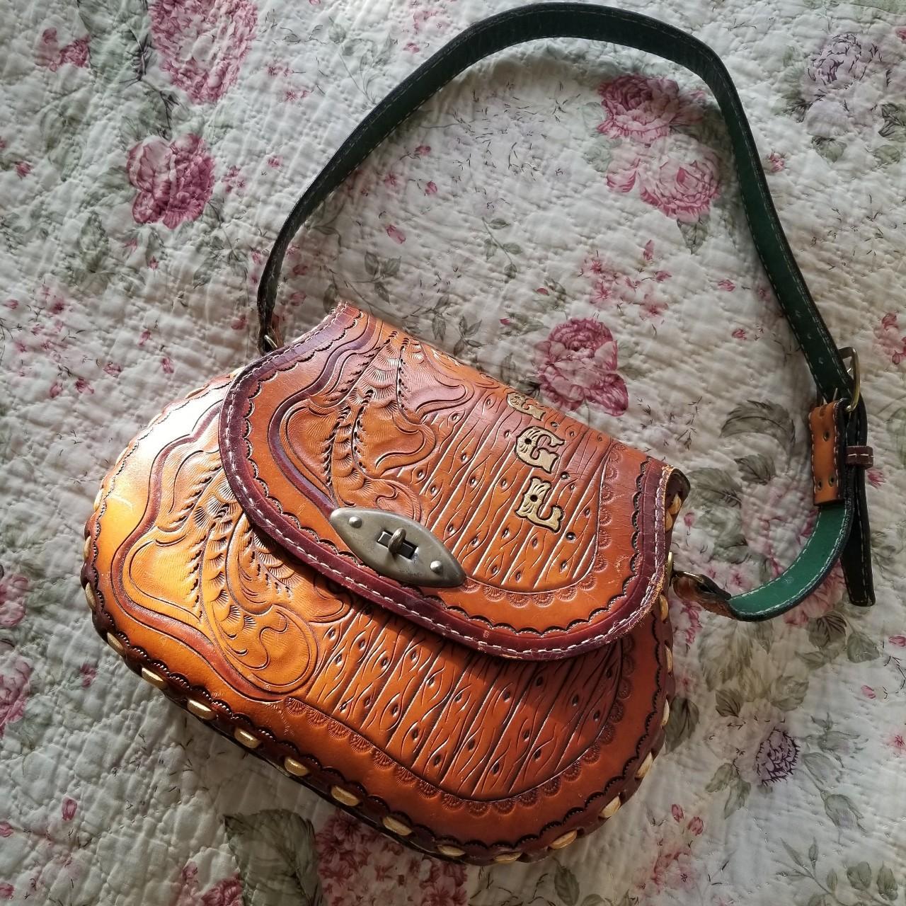 Vintage Tooled Leather Purse #3 | Armstrong Family Estate Services