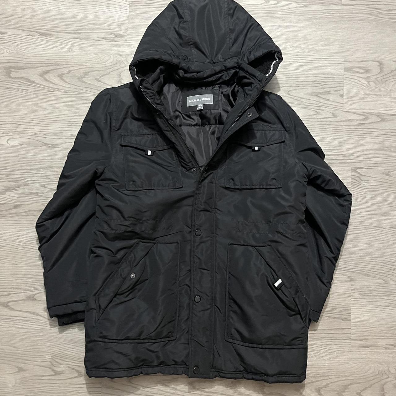 Michael kors black hot sale winter jacket