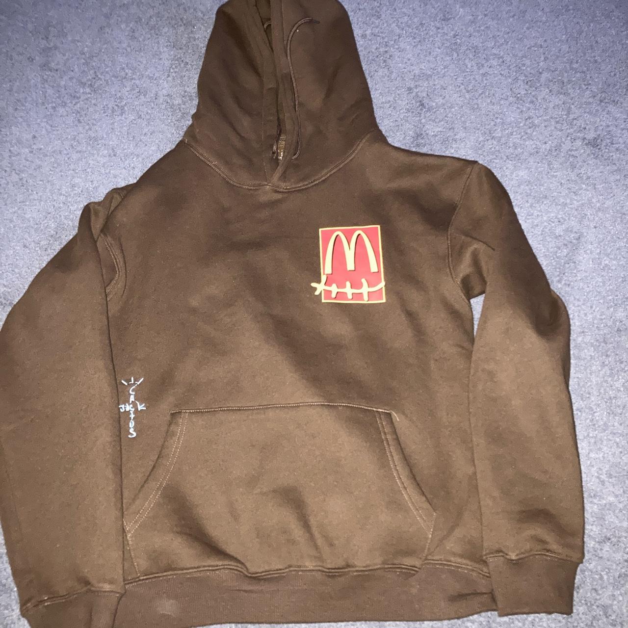 travis scott nike hoodie brown