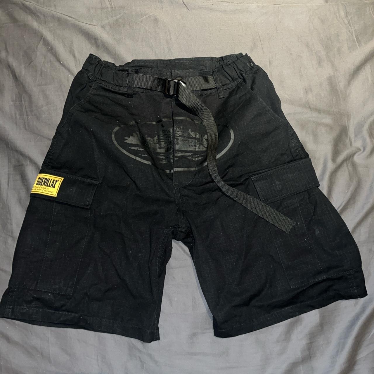 Corteiz Men's Black Shorts | Depop
