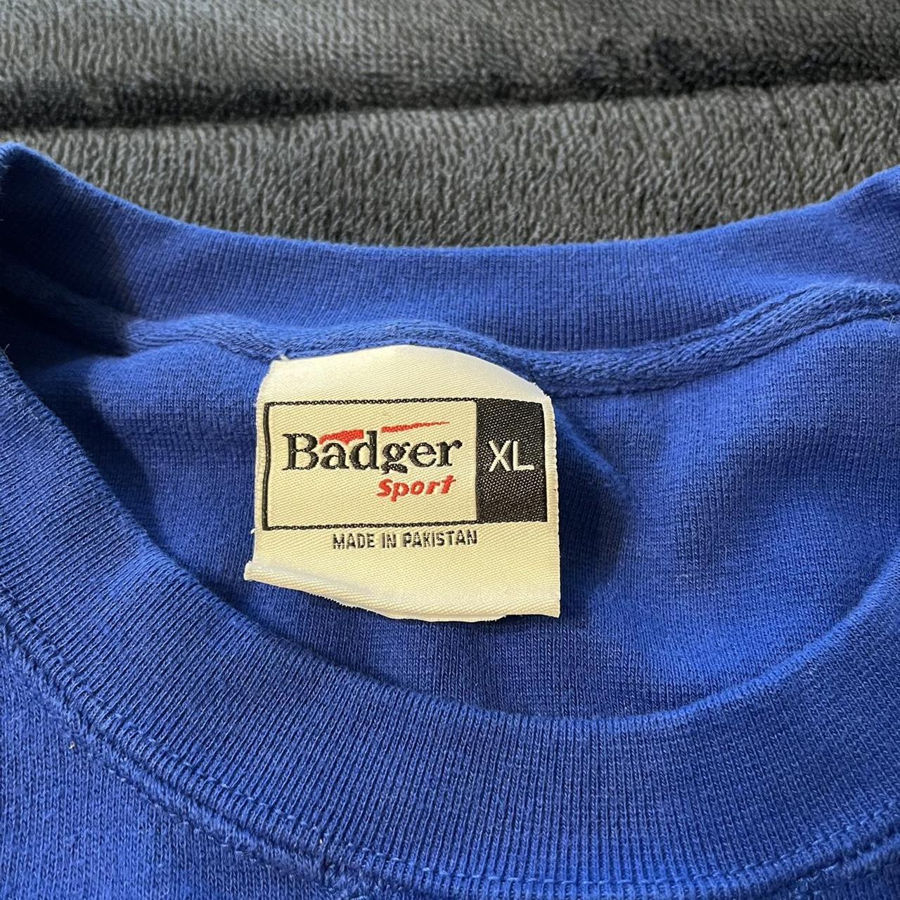 Badger Men's Blue Sweatshirt | Depop