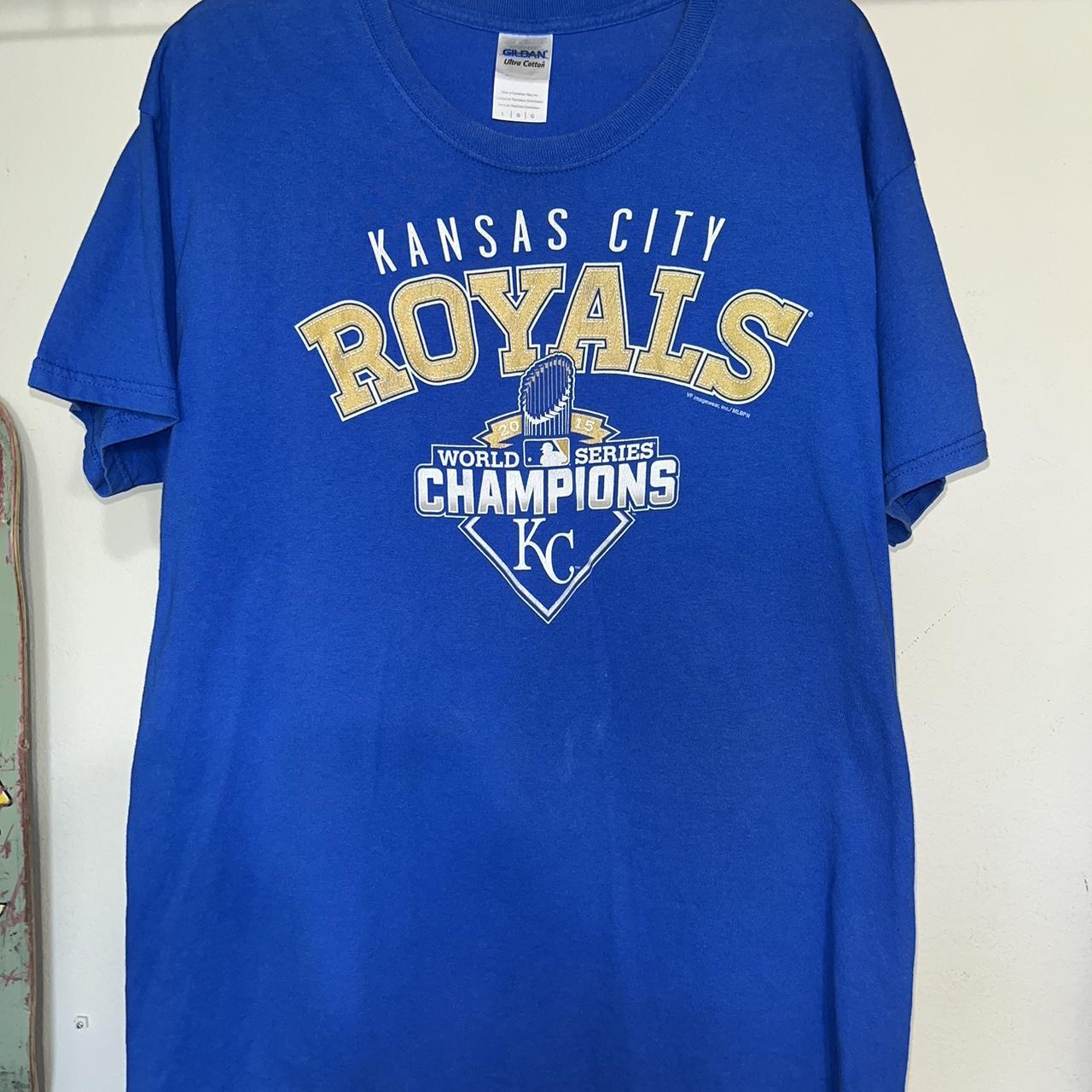 Kansas City Royals vintage World Series tee Size - Depop