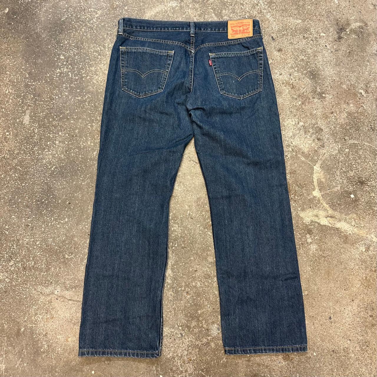 Levis 559 Jeans Blue Dark Wash Denim Pants Men's... - Depop