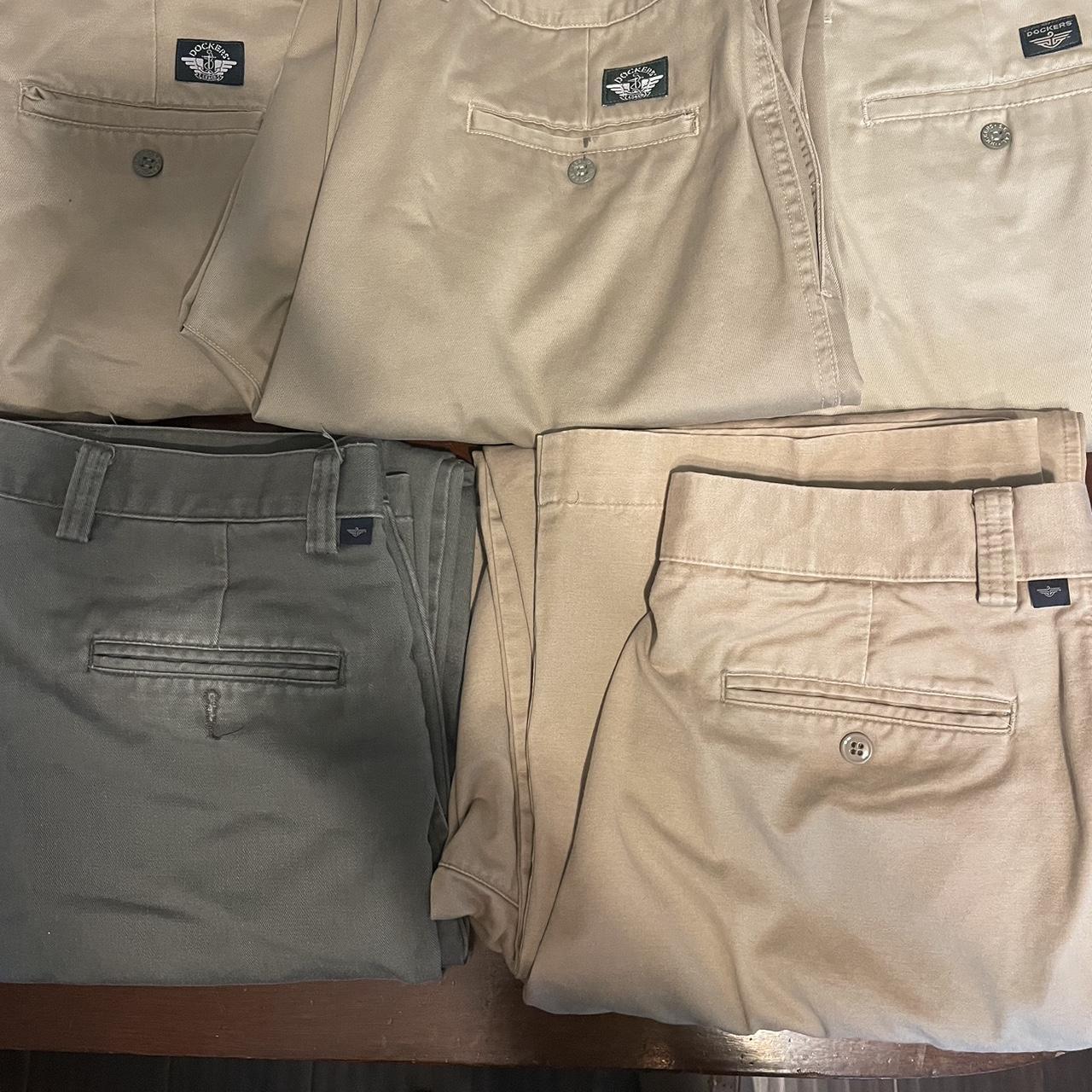 SEND OFFERS 5 pairs of dockers Message me if you... - Depop