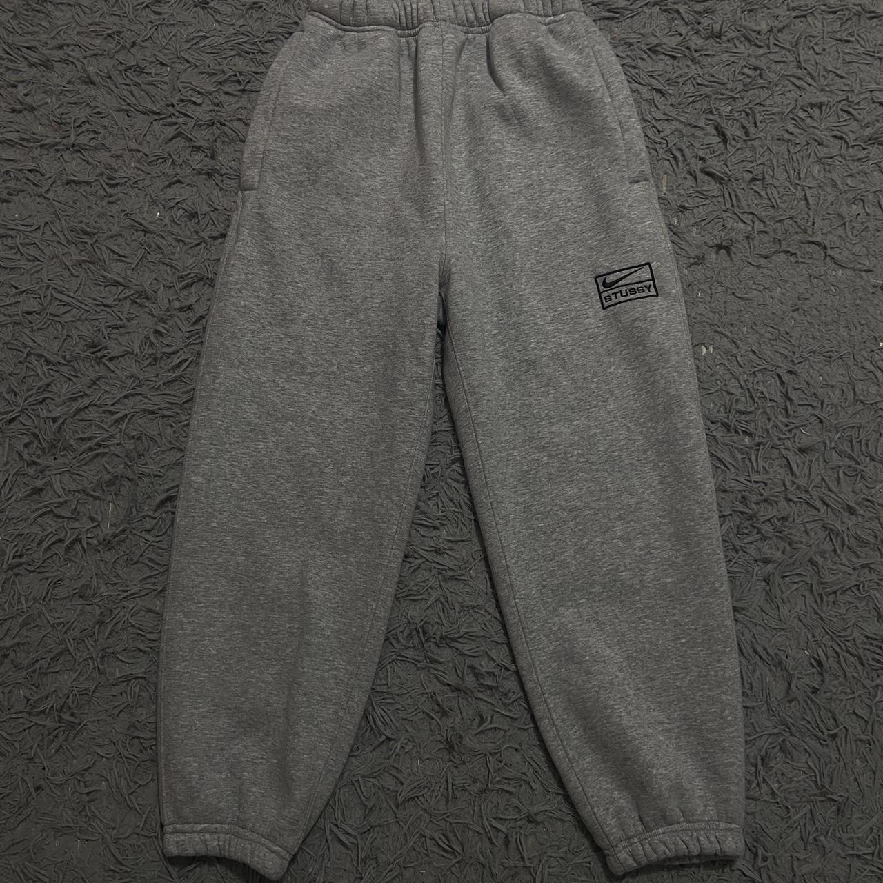 Stussy x Nike sweats collab Baggy Size small Fleece... - Depop