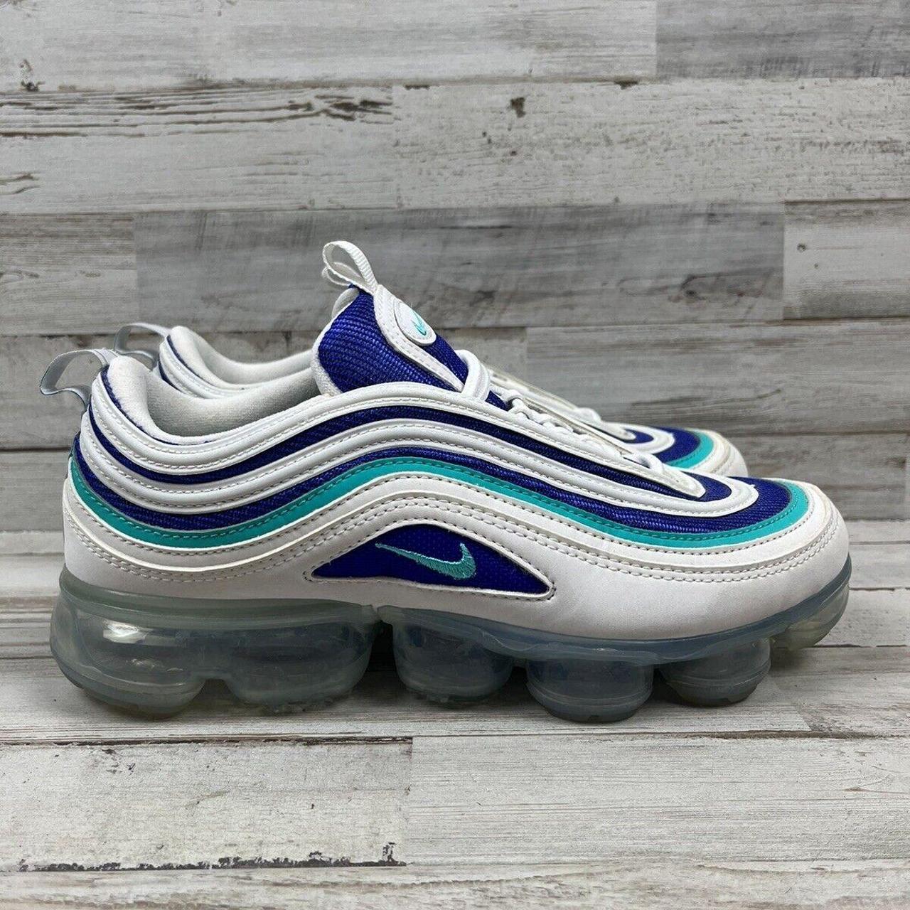 Nike Air VaporMax 97 GS White Indigo Burst