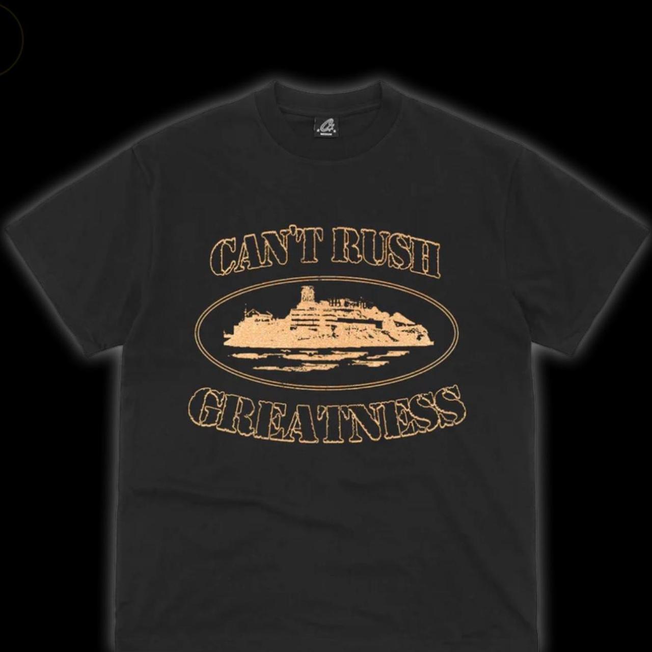 CORTEIZ X CENTAL CEE CAN'T RUSH GREATNESS t シャツ Central Cee x Judah Can't Rush Greatness Tee Black メンズ