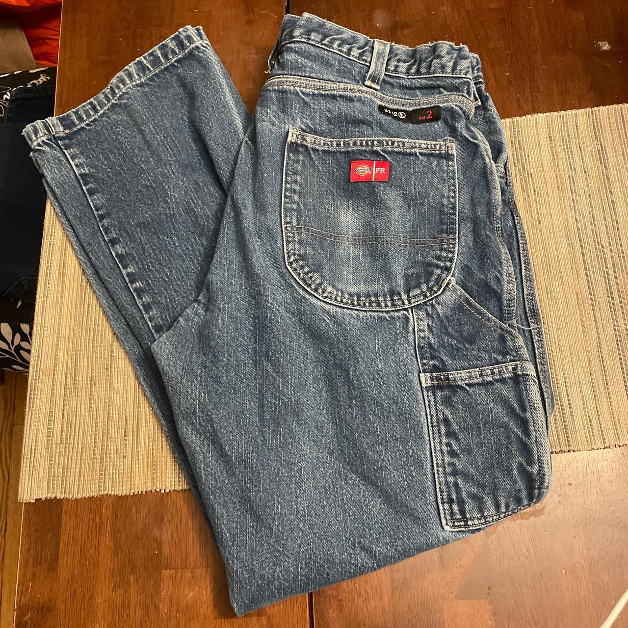Dickies FR Jeans Size 38x34 FREE SHIPPING!!! - Depop