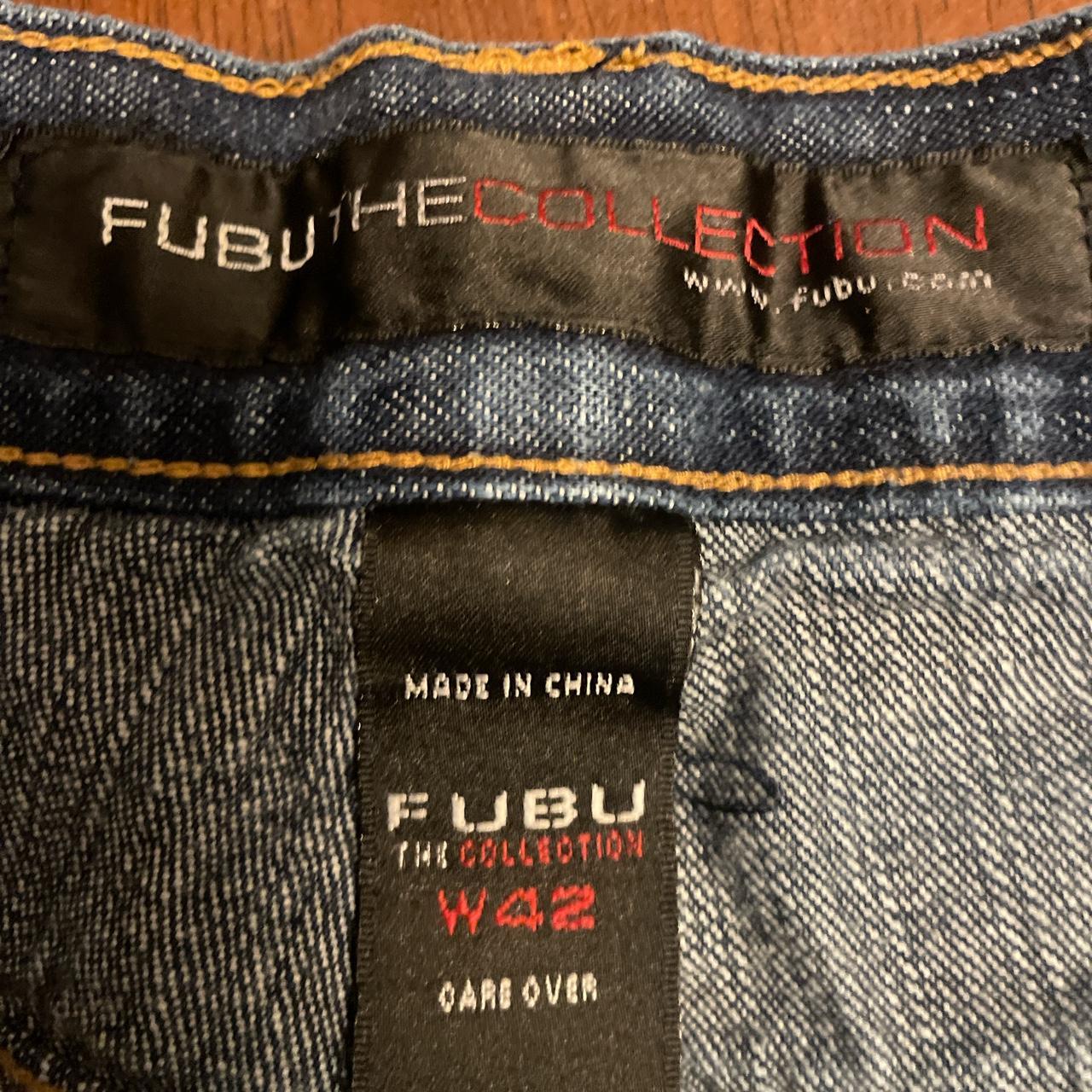 Vintage Fubu Collection Jorts Size 42 FREE... - Depop