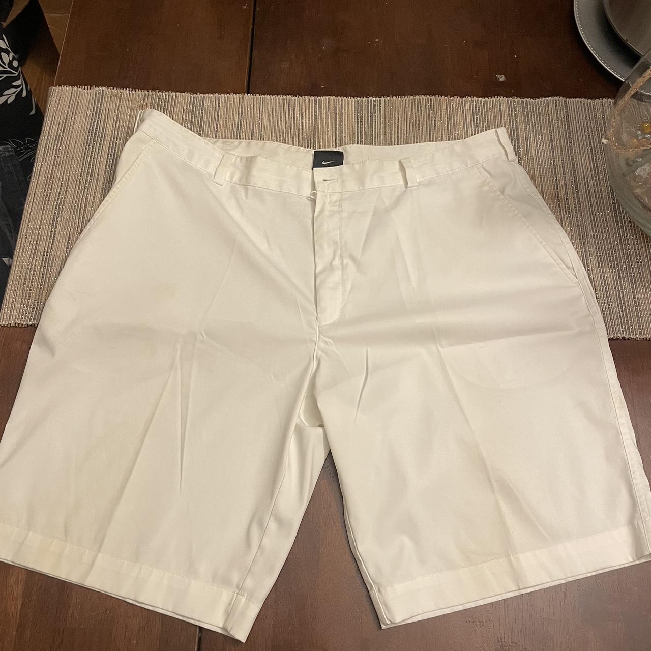mens white nike golf shorts