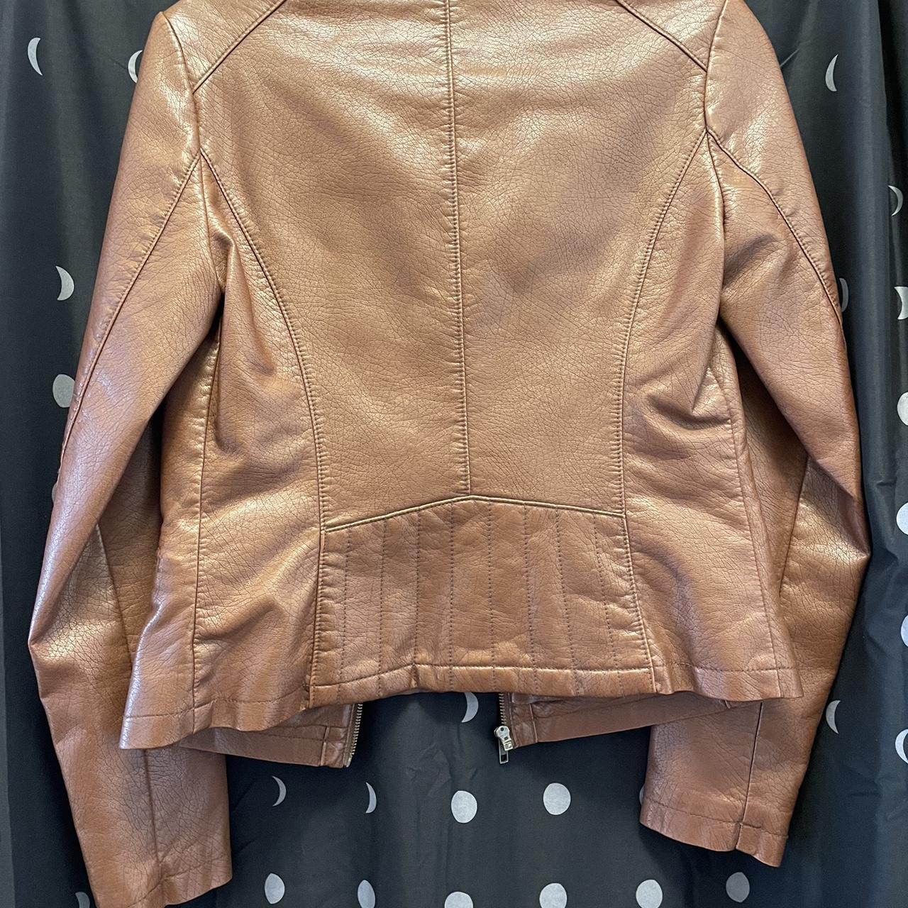 Xhilaration brown sales leather jacket