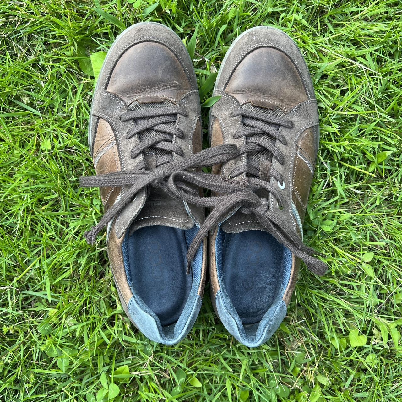 Ecco brown clearance sneakers