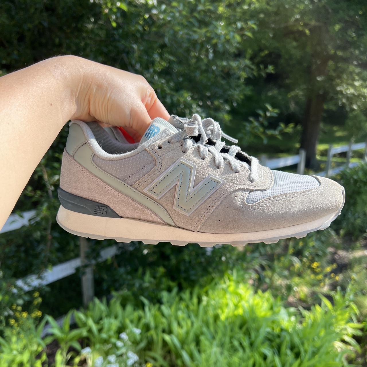 New Balance Women's Grey and Blue Trainers