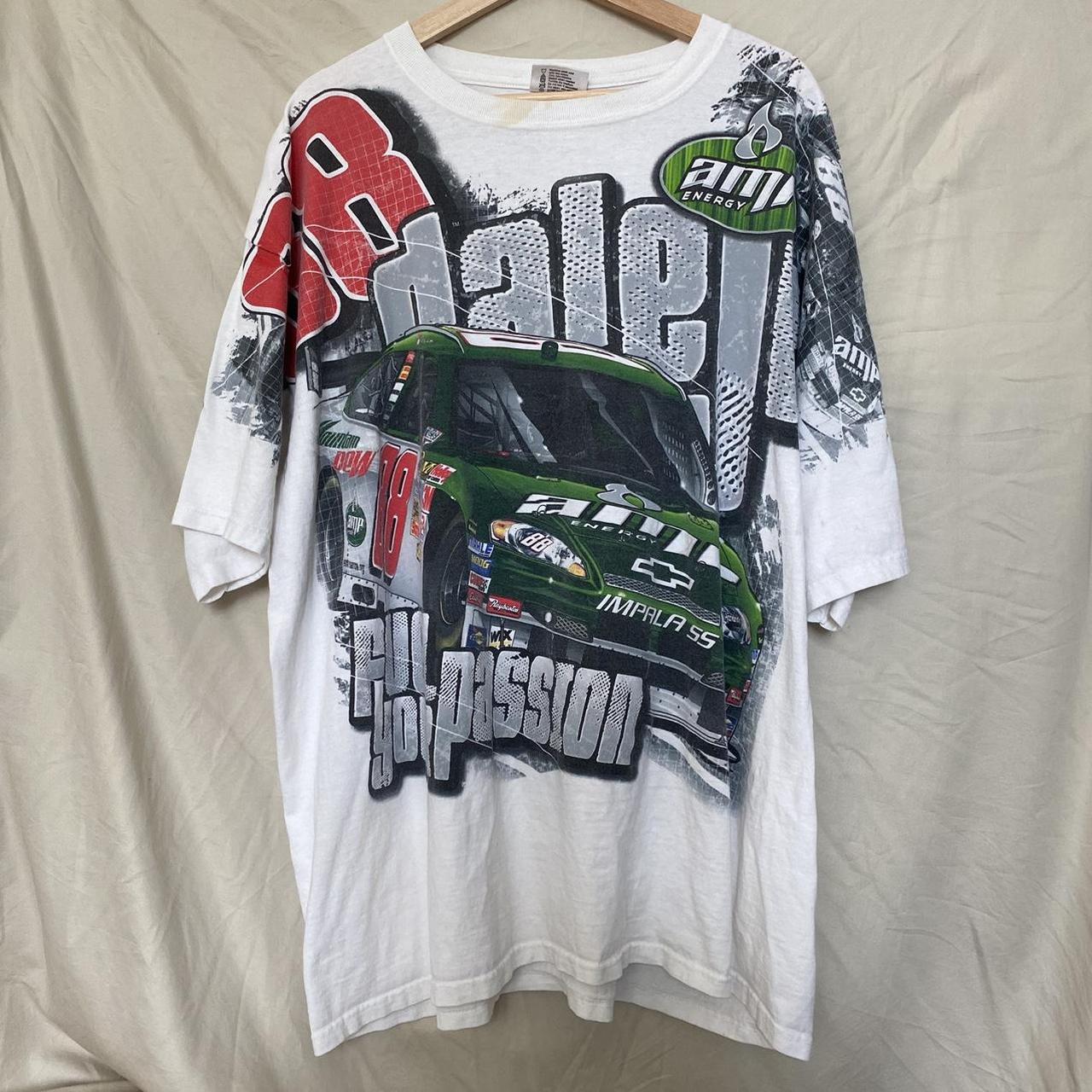 NASCAR DALE JR 88 RACING TSHIRT - AMP ENERGY -... - Depop