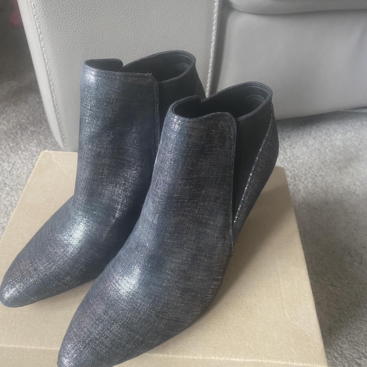 clarks black ankle boots