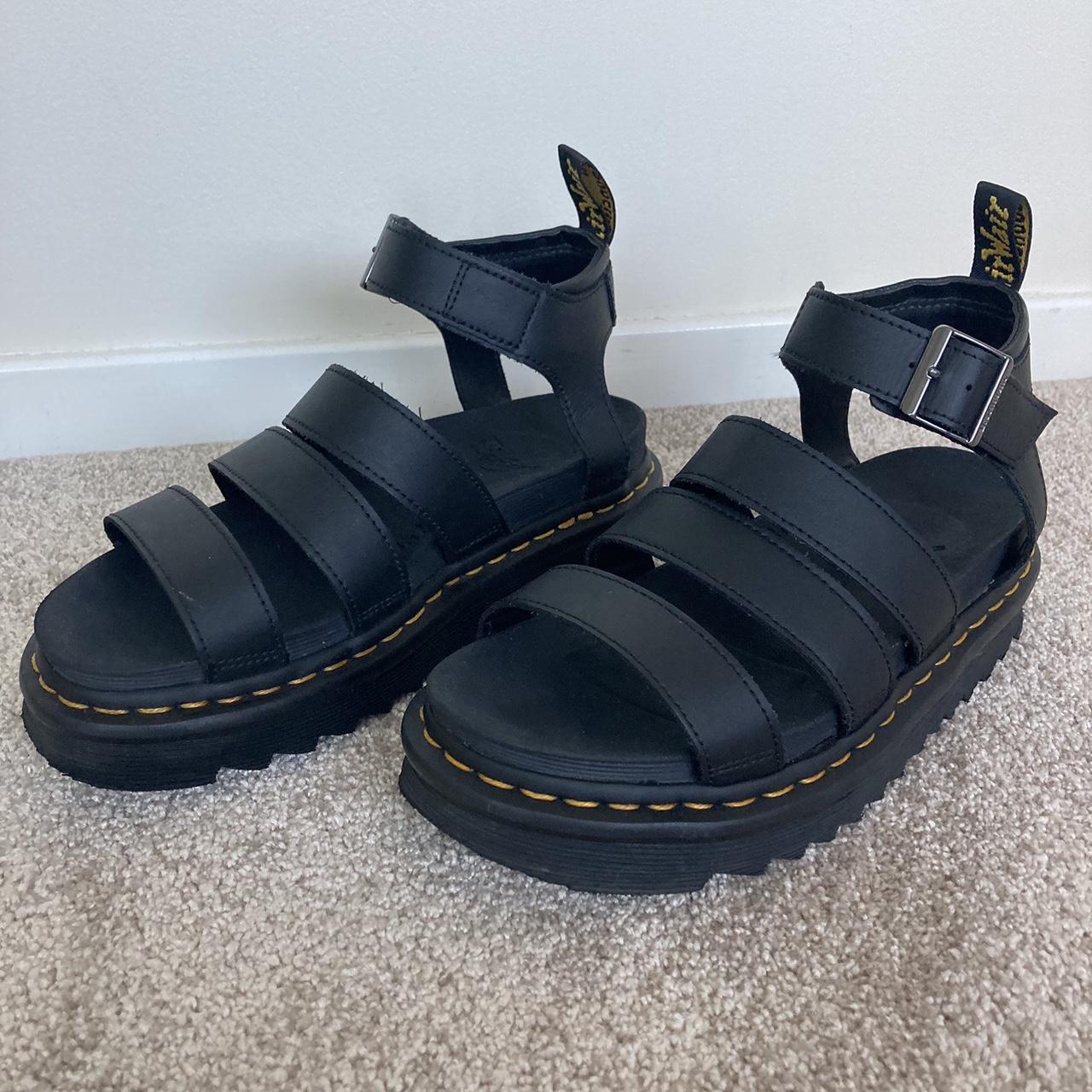 Dr Martens - Blair Hydro Sandals Black heeled... - Depop