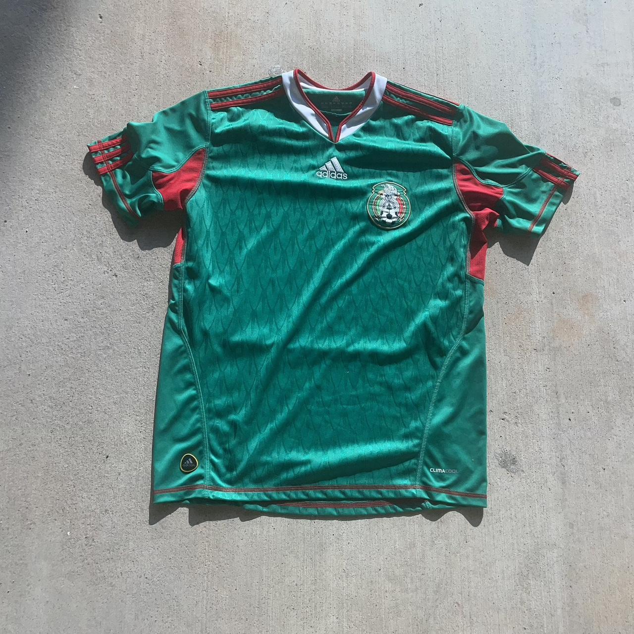 Adidas Mexico Soccer Jersey Size M - Depop