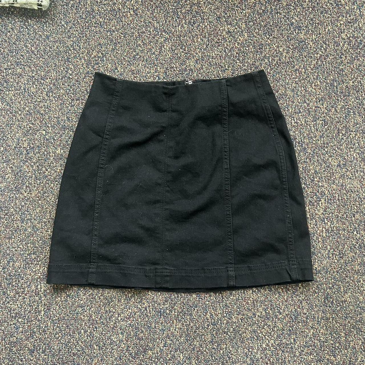 black jeans skirt target wild fable size 4 Depop