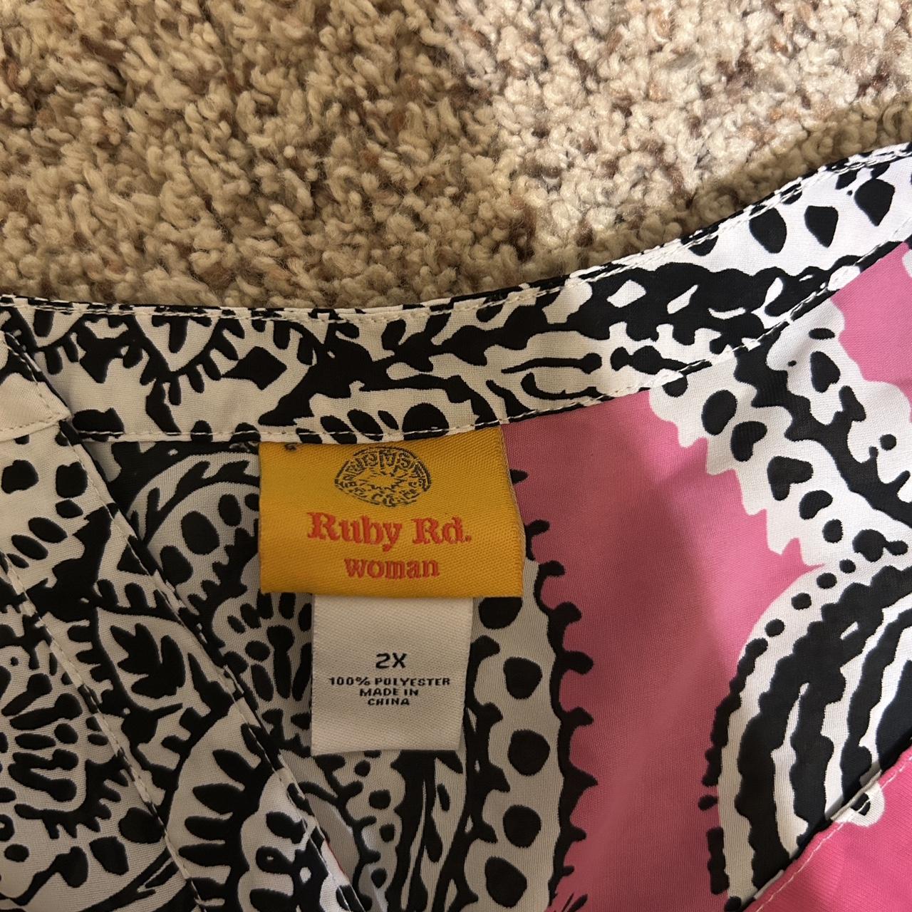 Ruby Rd. Women's Blouse - Multi/Pink - XXL – Ruby… - image 3