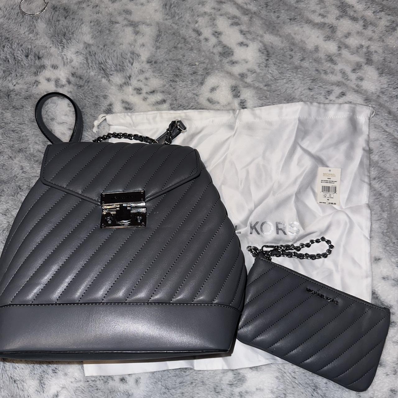 Michael kors backpack and wallet online set