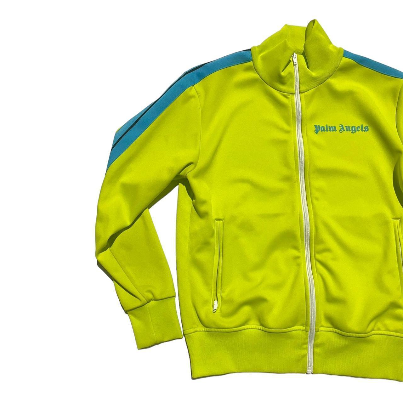 Palm Angels Track Jacket Neon Chest 20.5 Length | Depop