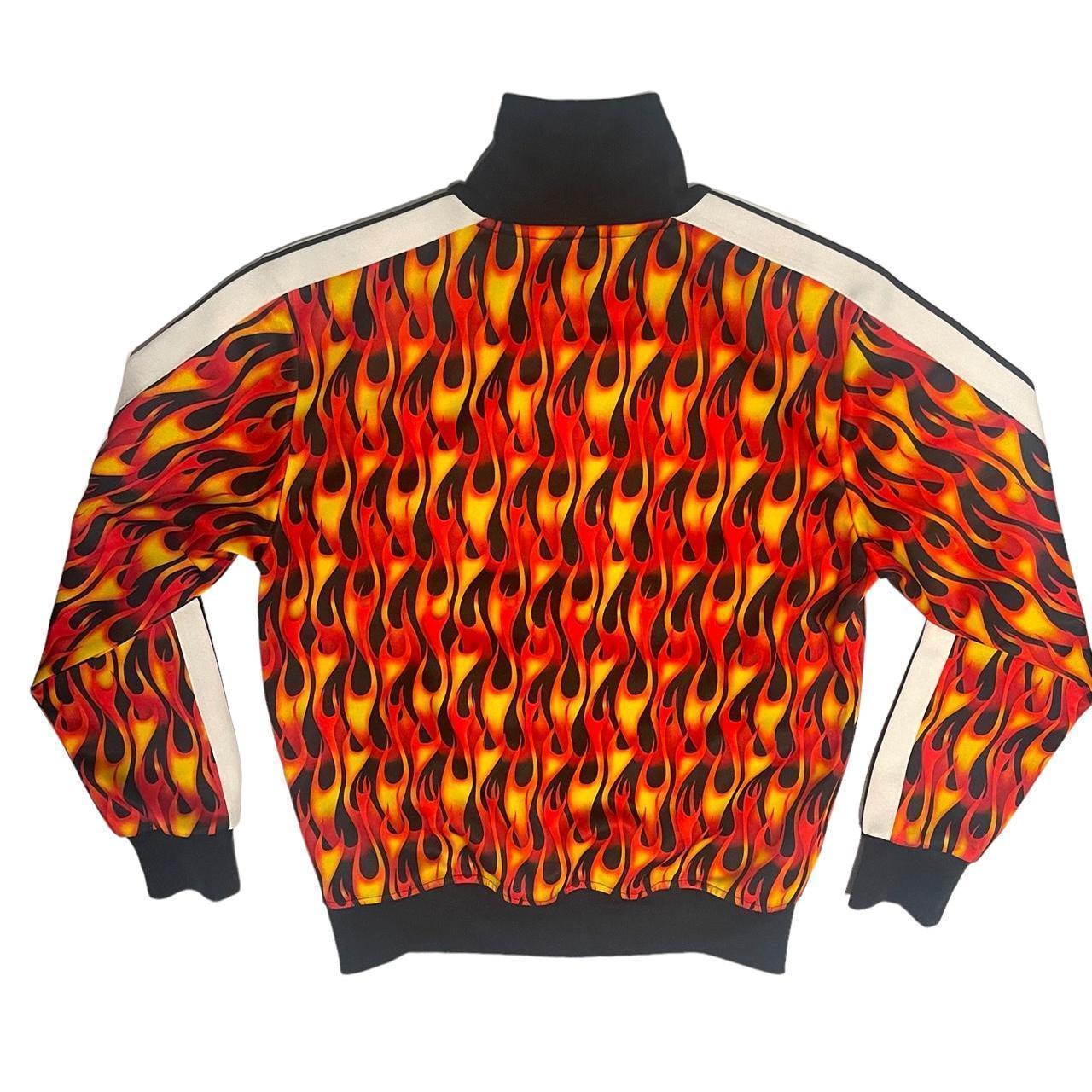 Palm angels flame deals track jacket