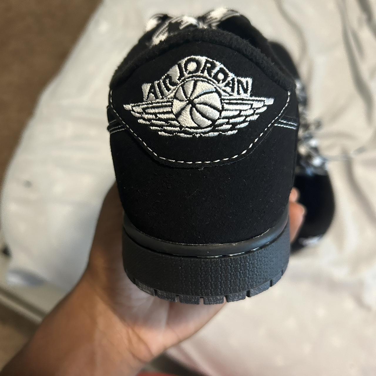 Travis Scott Jordan 1 Low Black Phantoms - Depop