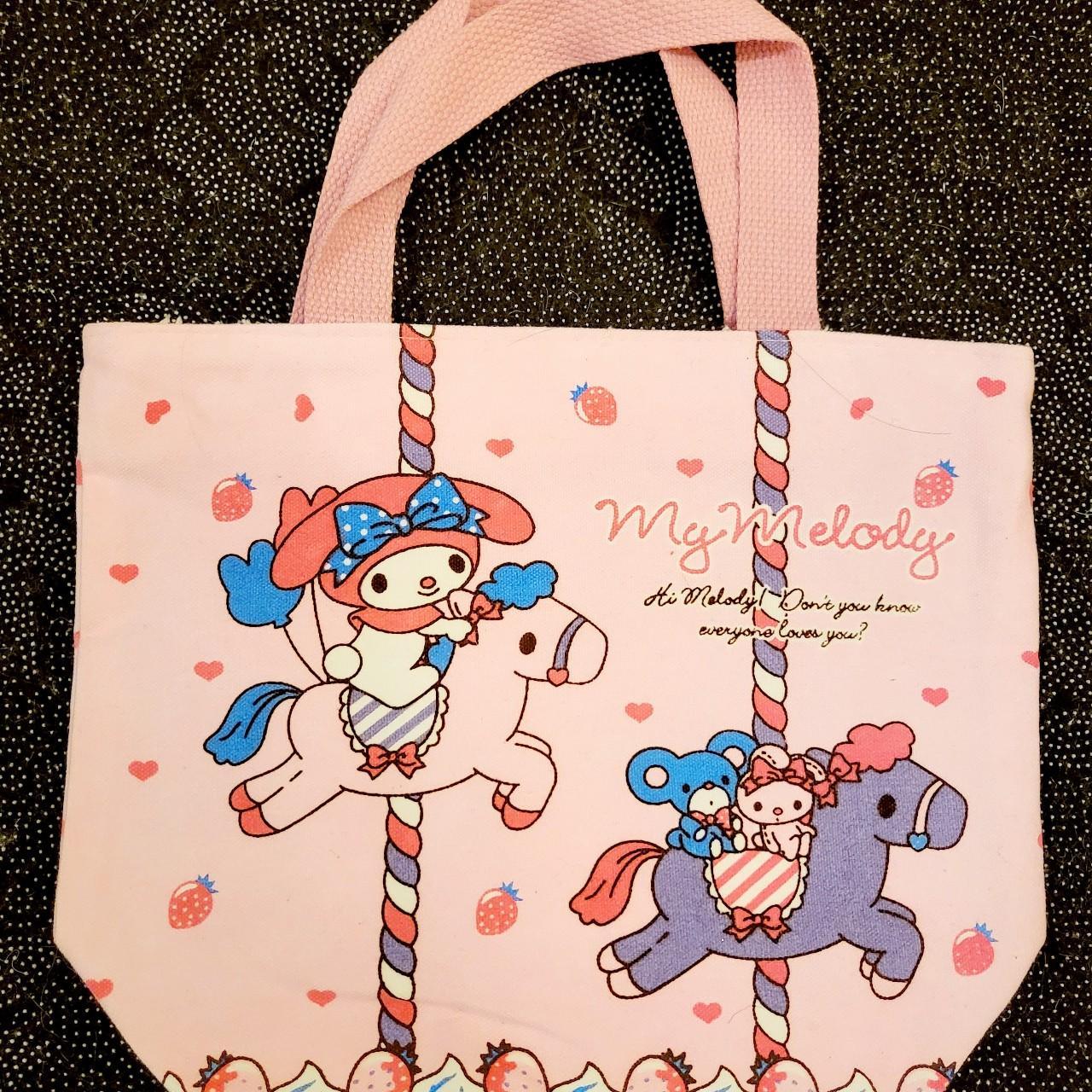 My melody handbag/ lunchbag material: canvas... - Depop