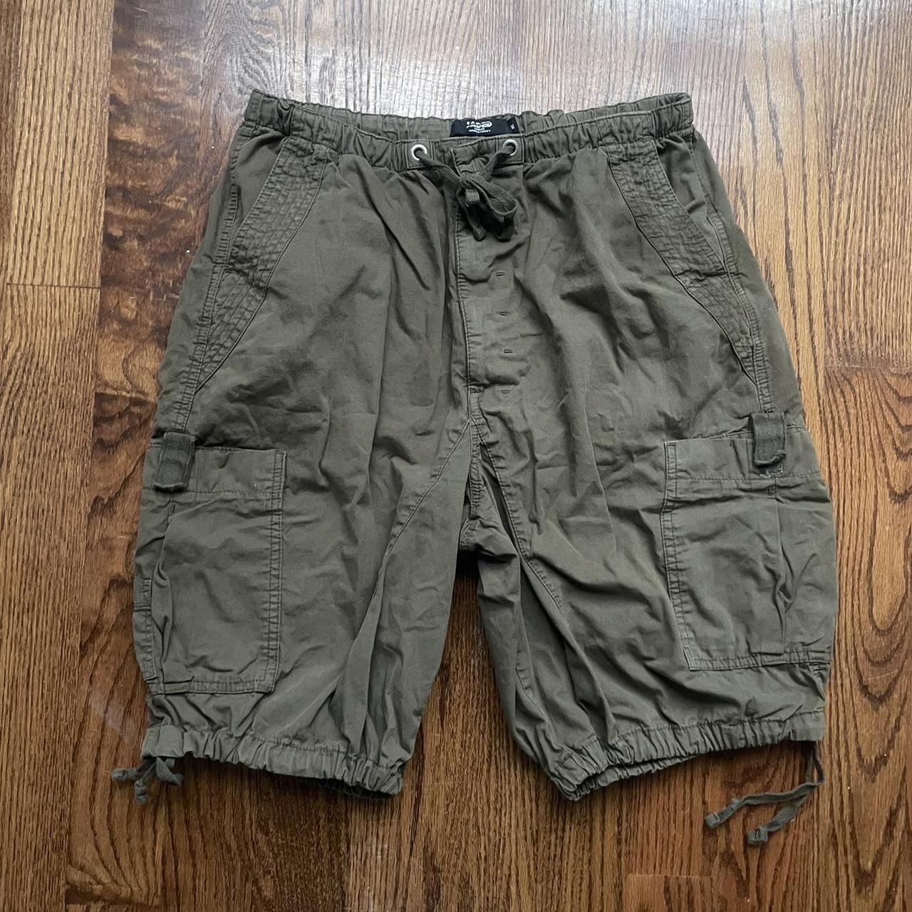 Jaded London Men’s Parachute Cargo Shorts Size... - Depop