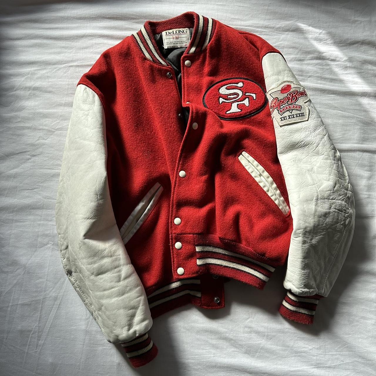 50th anniversary San Francisco 49ers varsity jacket - Depop