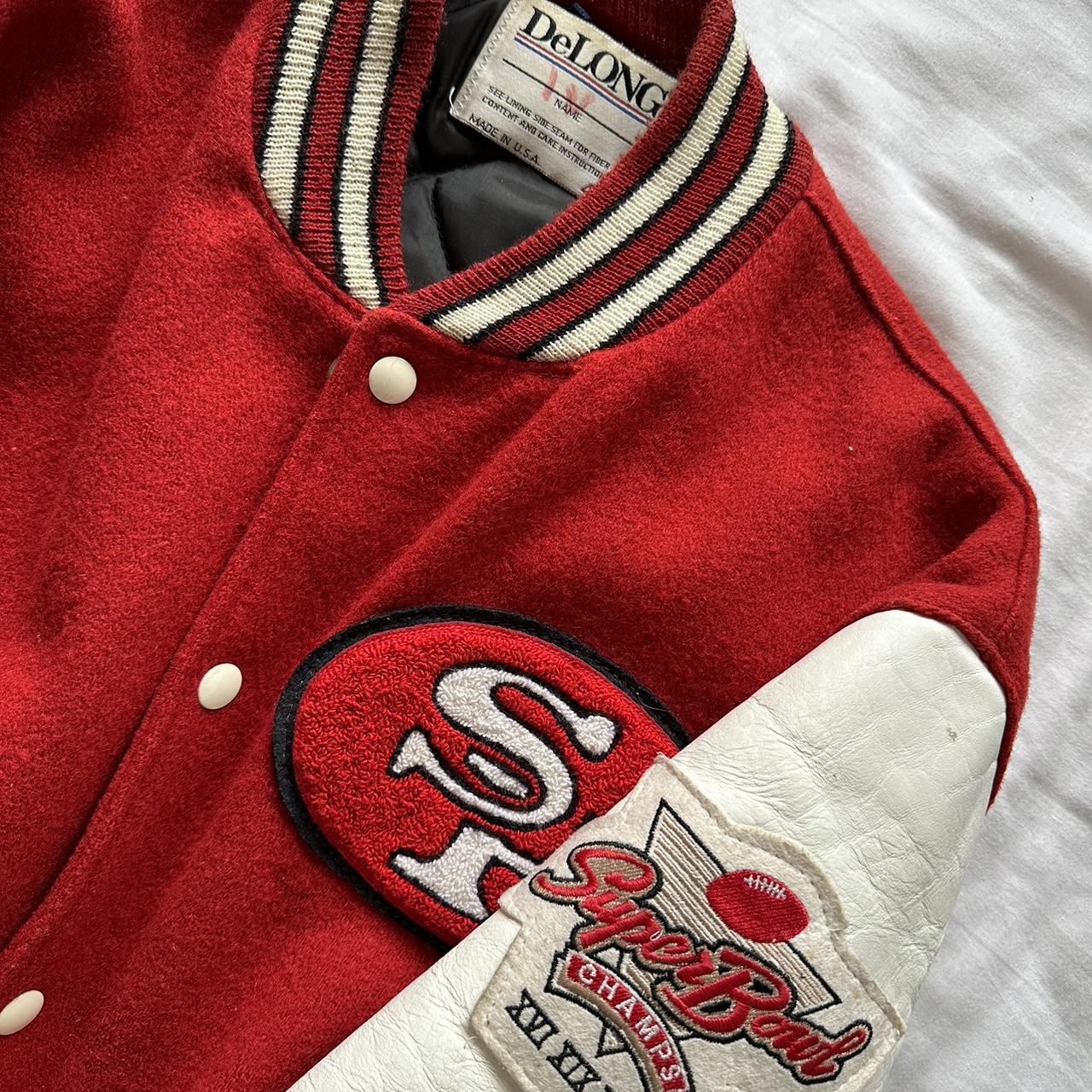 50th anniversary San Francisco 49ers varsity jacket - Depop