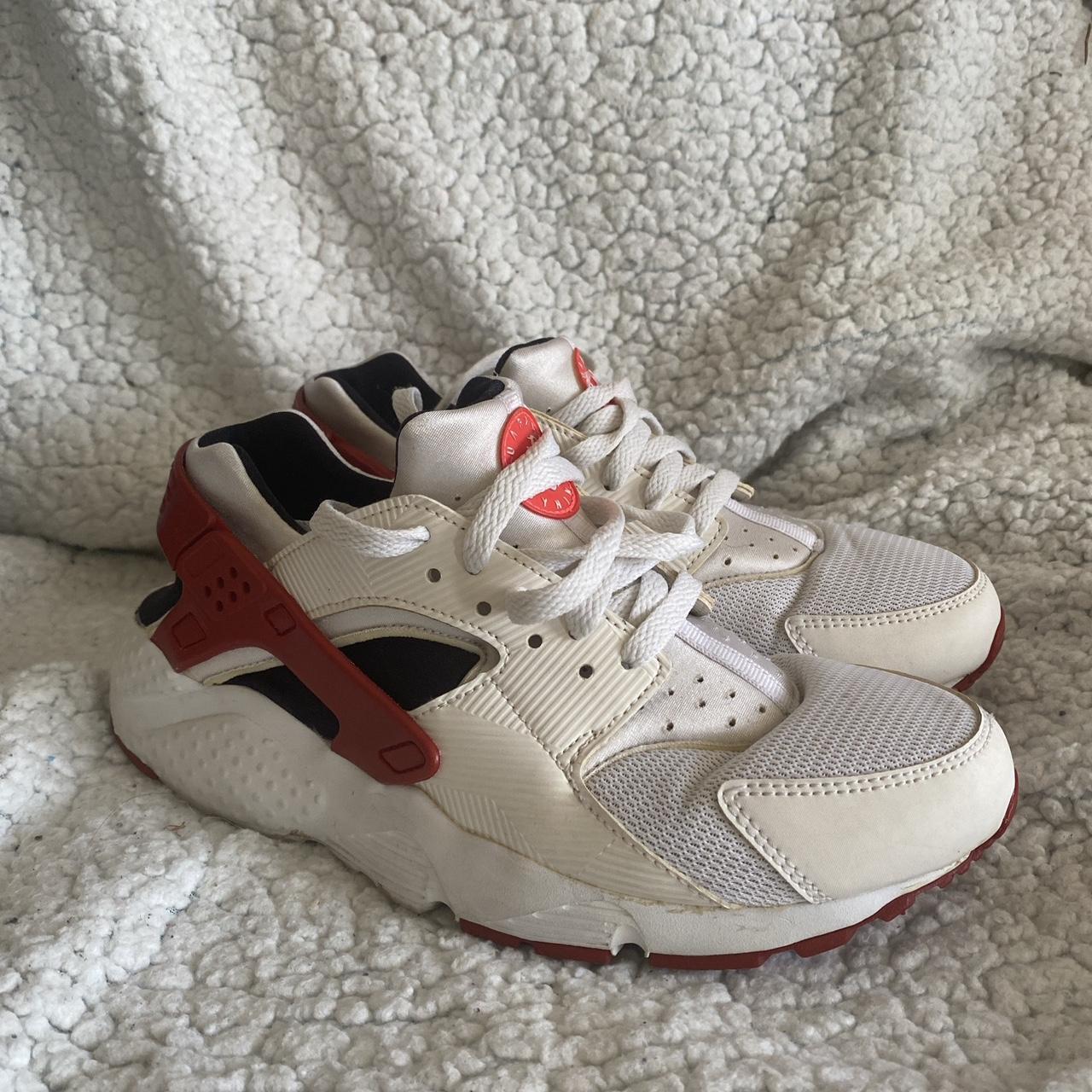 Huarache red and white womens best sale