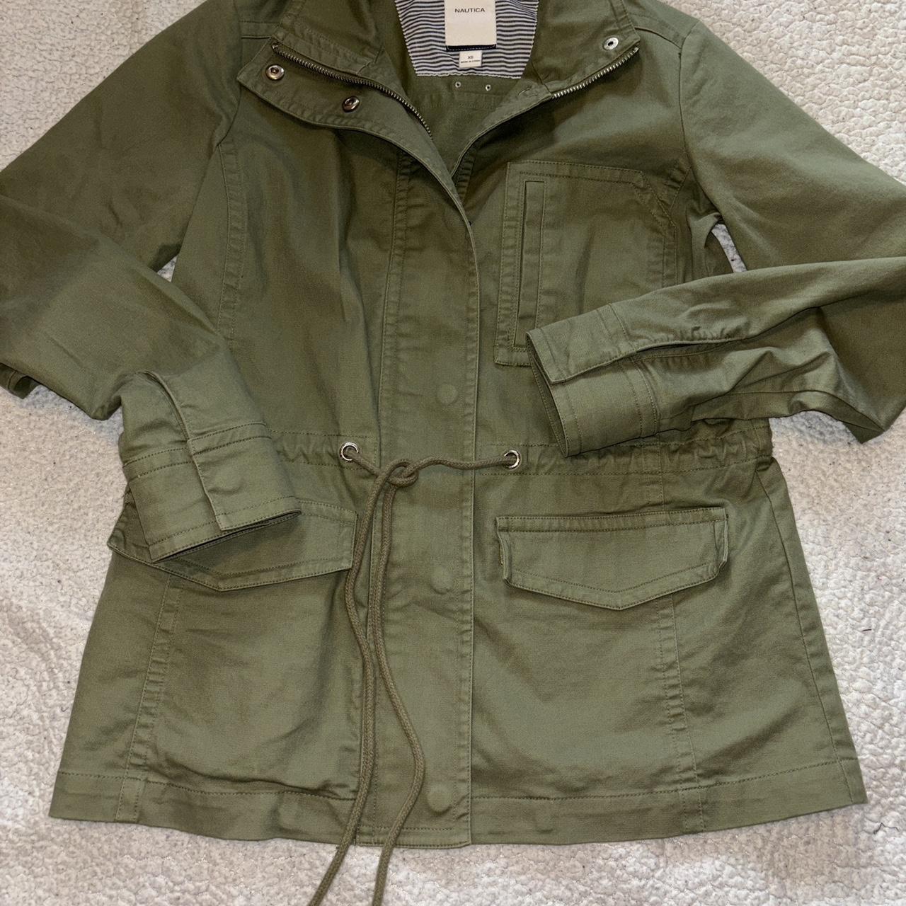 Nautica olive green jacket hotsell